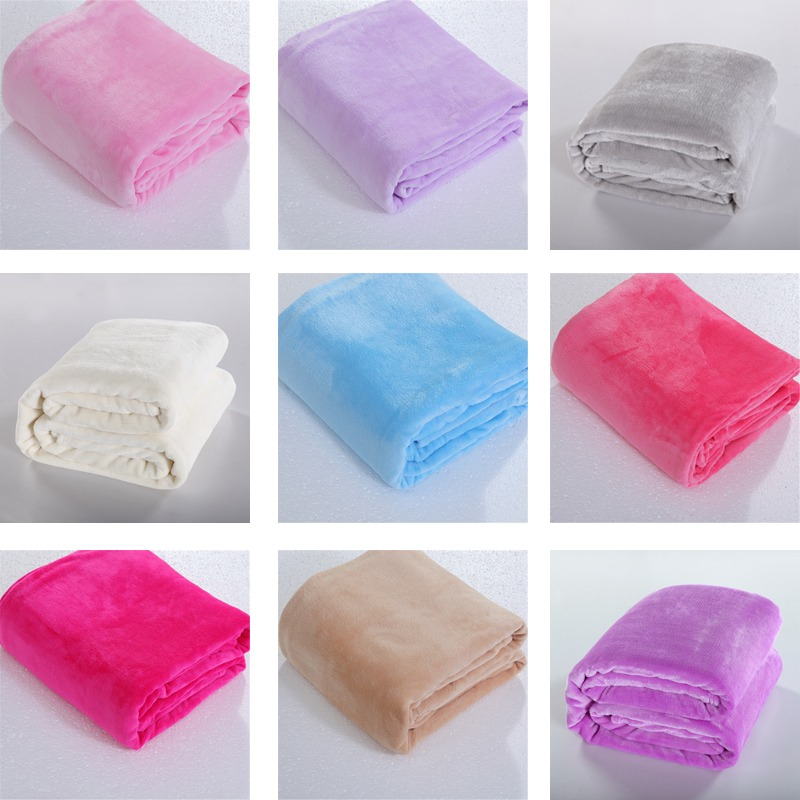 COD Plain Blanket Super Soft Perfect For Warm Solid Color Microfiber