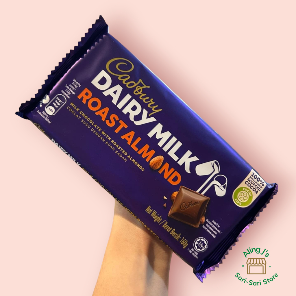 Cadbury Dairy Milk Roasted Almond 160g Shopee Philippines