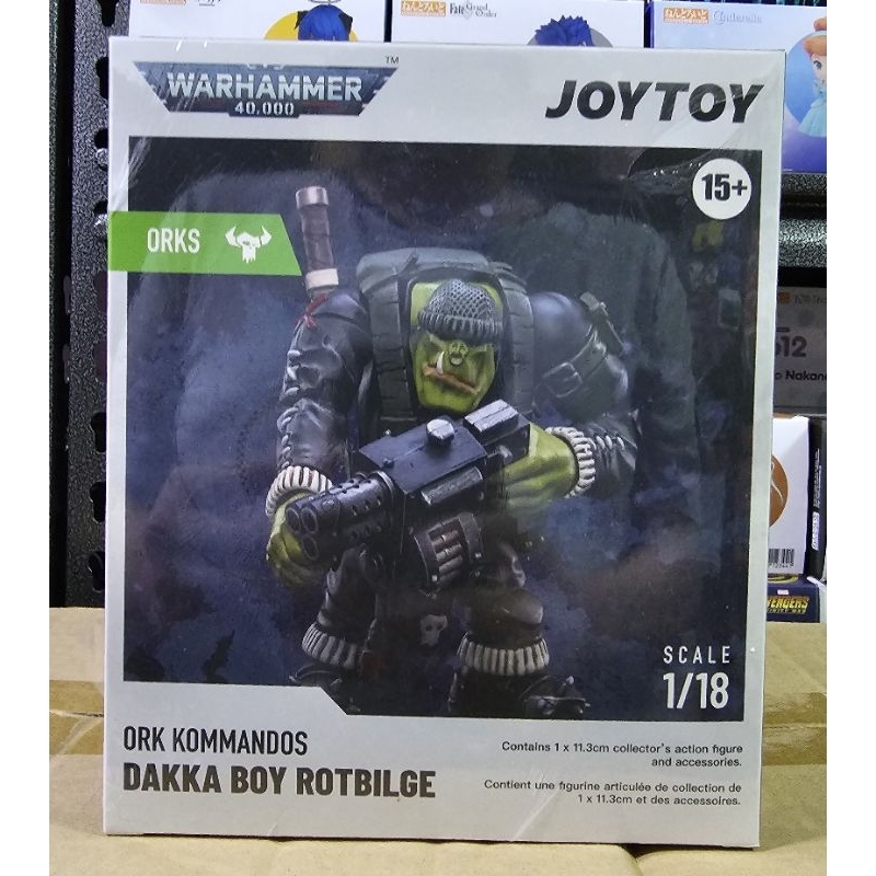 JoyToy Warhammer 40K Ork Kommandos - Dakka Boy Snarit - 1/18