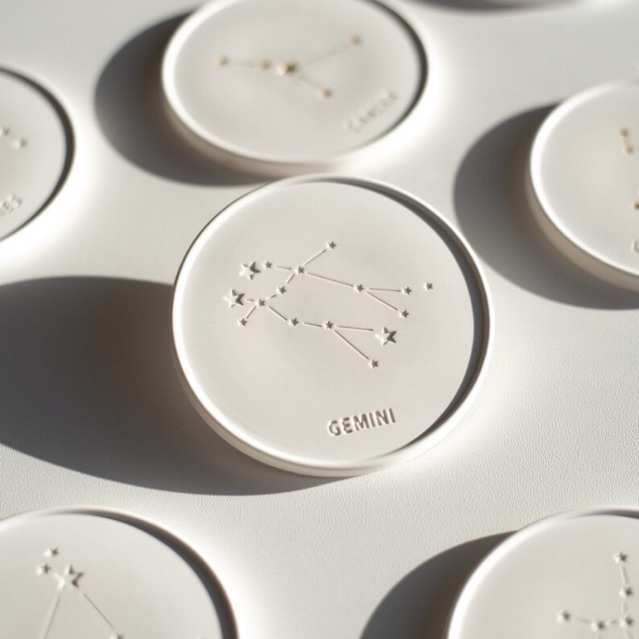 Signs of the Zodiac / Minimalist Constellation Coaster, Jewelry ...