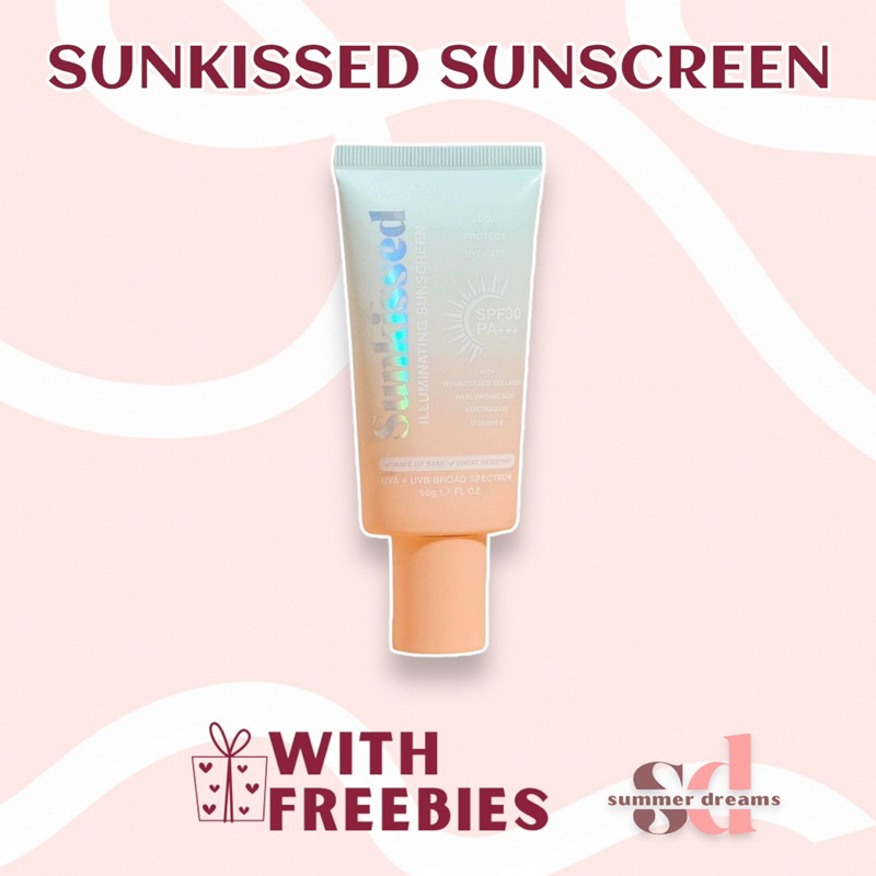 BAREFACED Sunkissed Illuminating Sunscreen SPF 30 PA+++ 50g Shopee