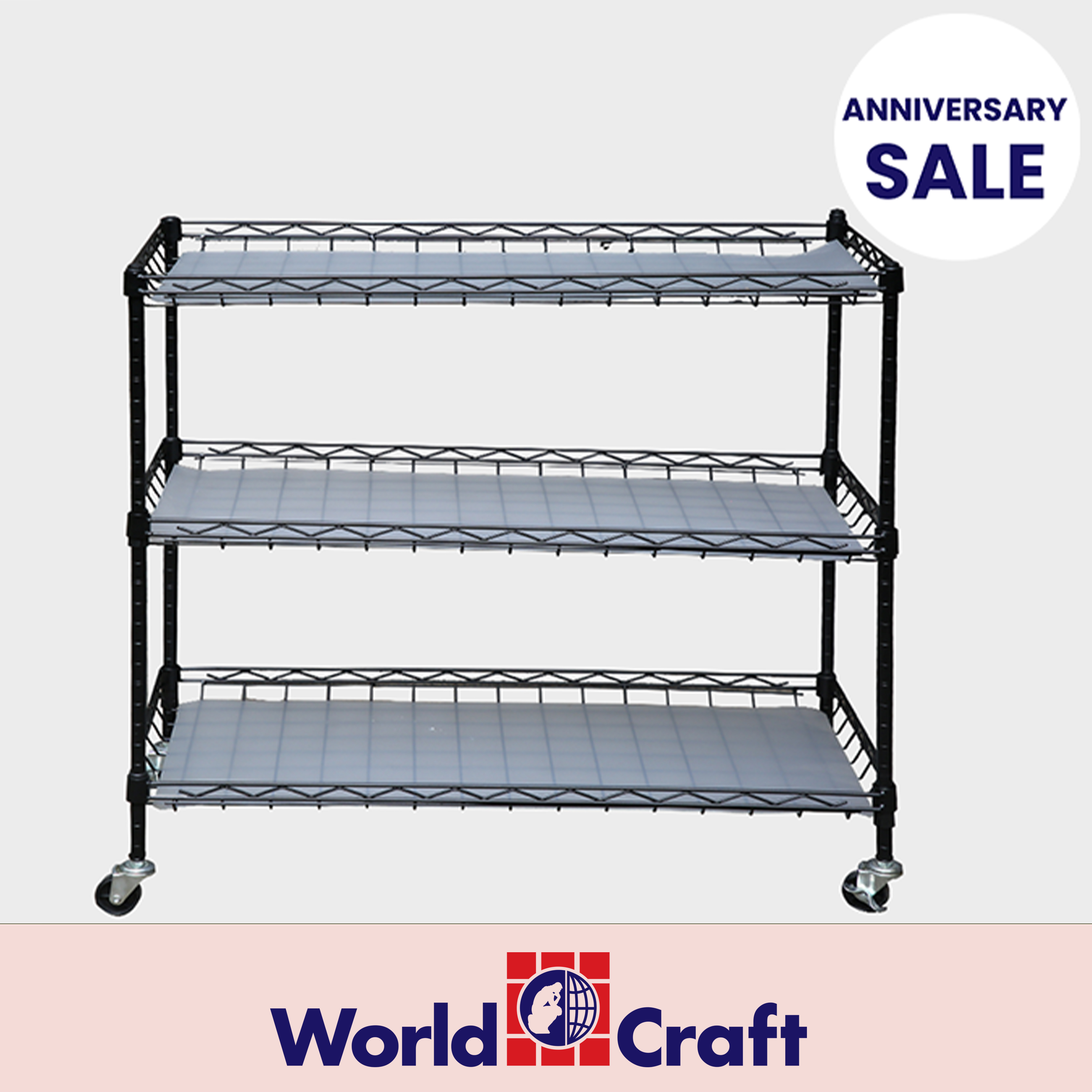 Otto 3-tiers Wire Carts Shoe Organizer Book Organizer | Shopee Philippines