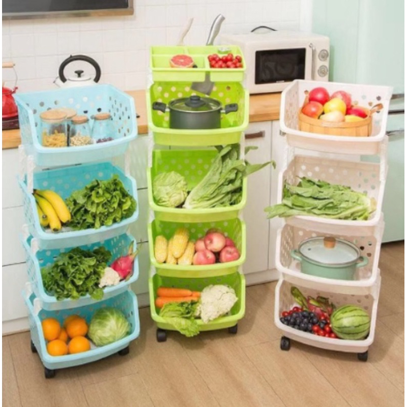 Multi-Purpose Rack with wheels ( 2030 ) | Shopee Philippines