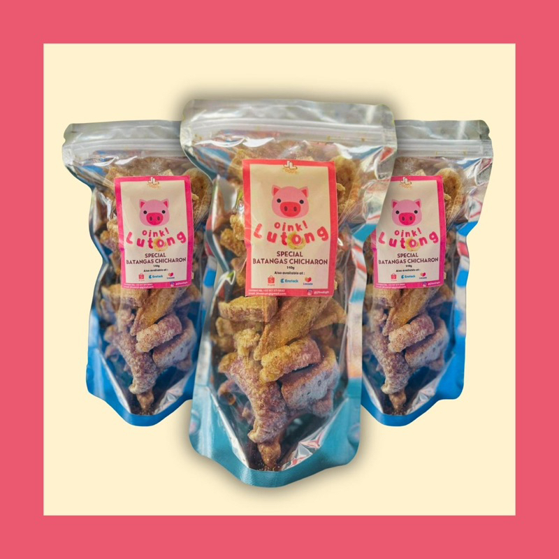 Oink! Lutong Special Batangas Chicharon (140g) | Shopee Philippines