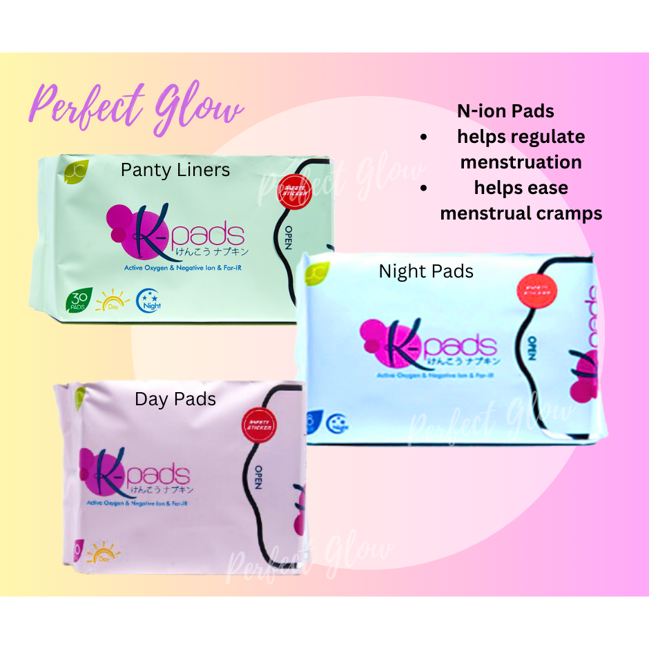 KPADS Original Negative Ion Feminine Napkin and Panty Liner Day