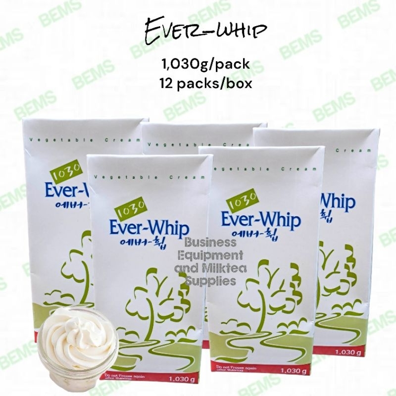 Ever whip liquid whipping cream topping frosting whipped cream Shopee