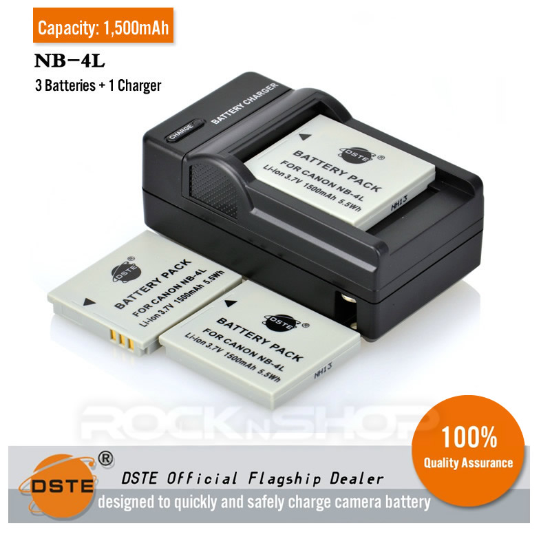 NB-4L charger for Canon IXUS, Powershot cameras