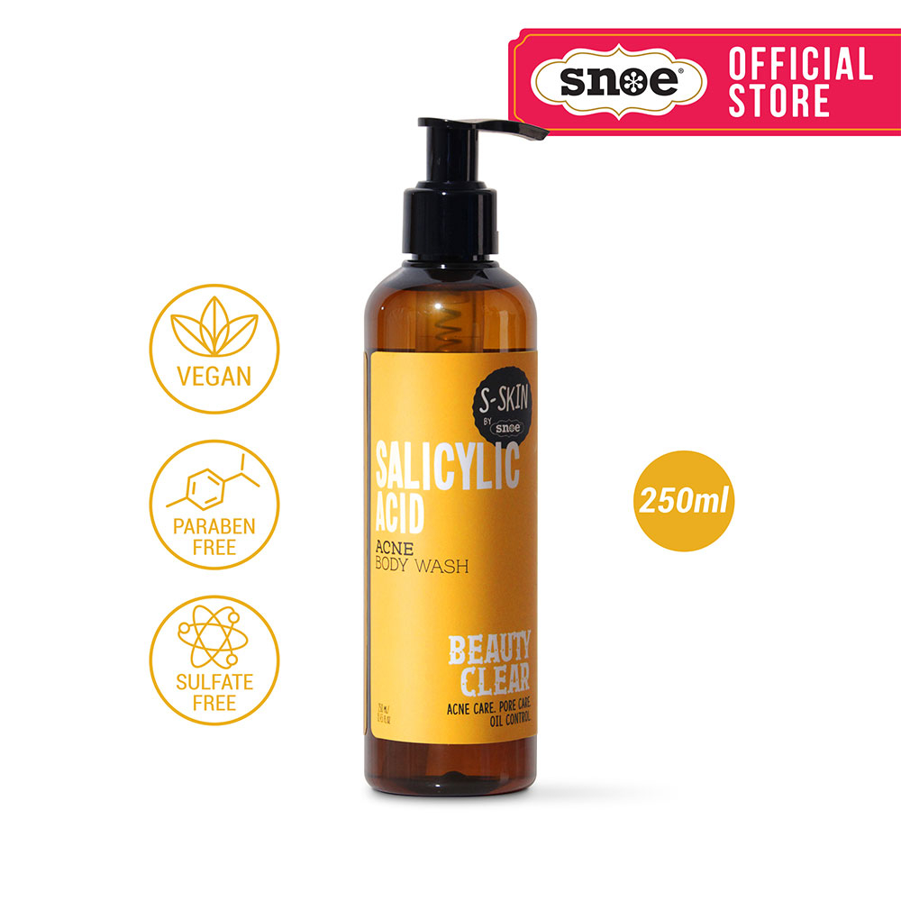 SNOE SSKIN SALICYLIC ACID ACNE BODY WASH Shopee Philippines