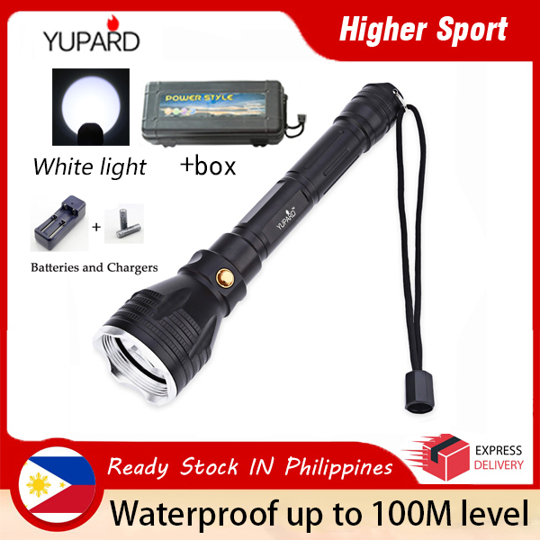 YUPARD Diving Flashlight 30w 5000lm L2 Led White/Yellow Light