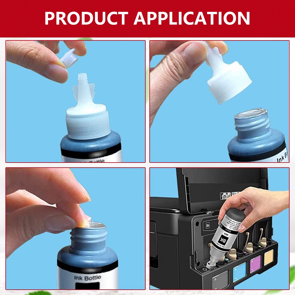 (PROMO) 664 & 003 Compatible Epson Refill Ink for L-series 70ml ...