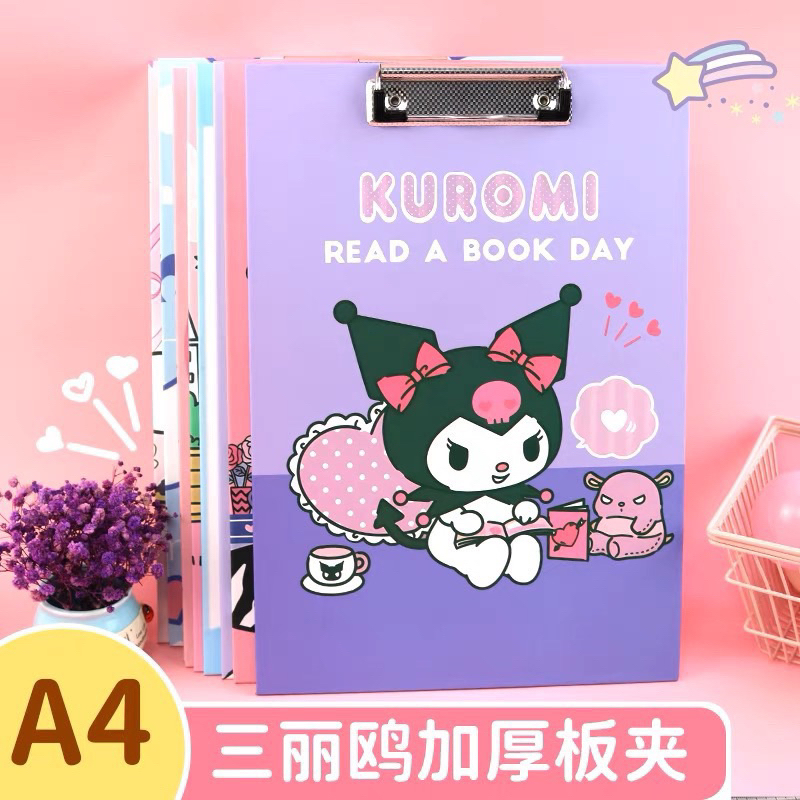 Kuromi Writing Clipboard Creative Menu Folder Student Stationary ...