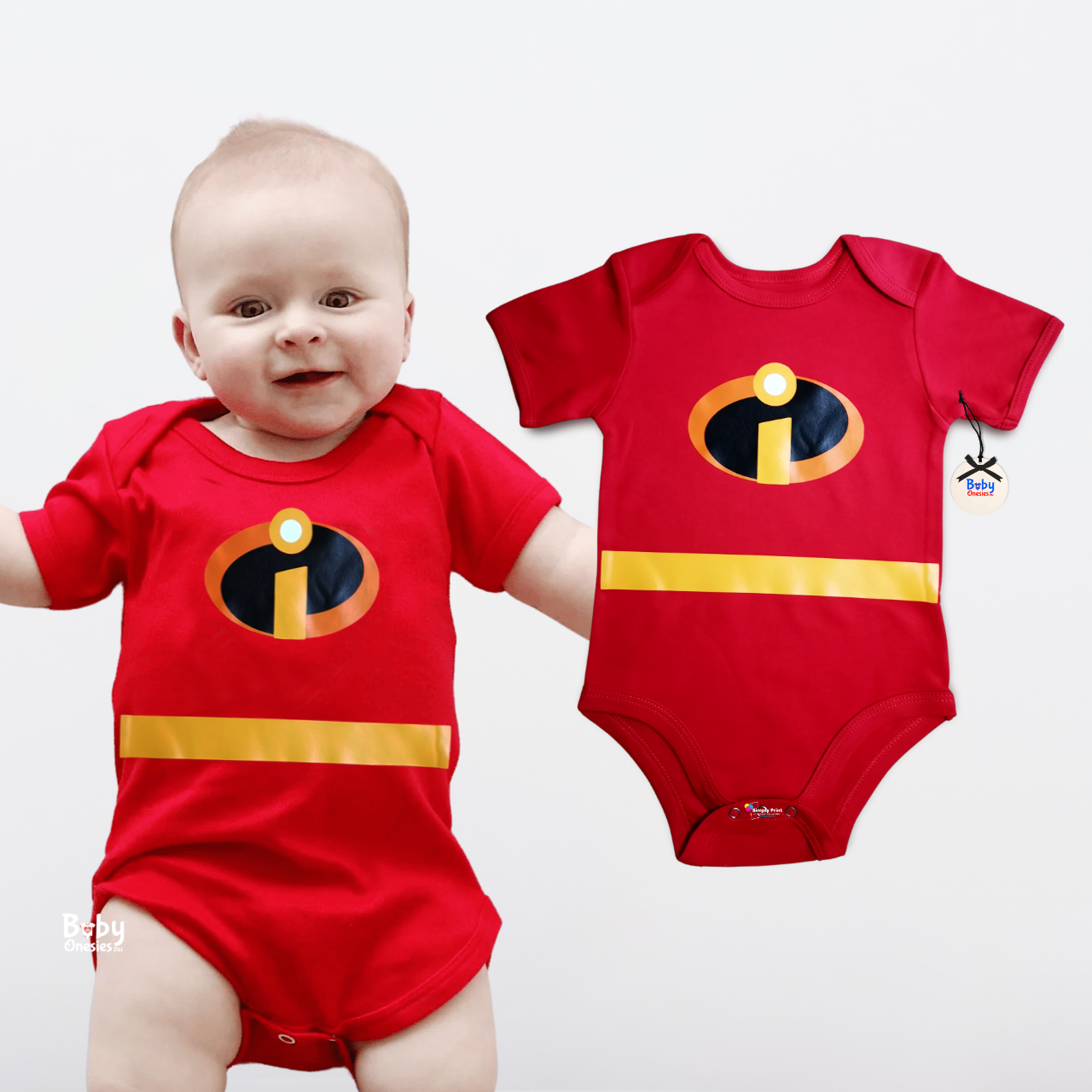 Baby Onesies PH Incredibles Superhero Baby Onesie 0-12 months