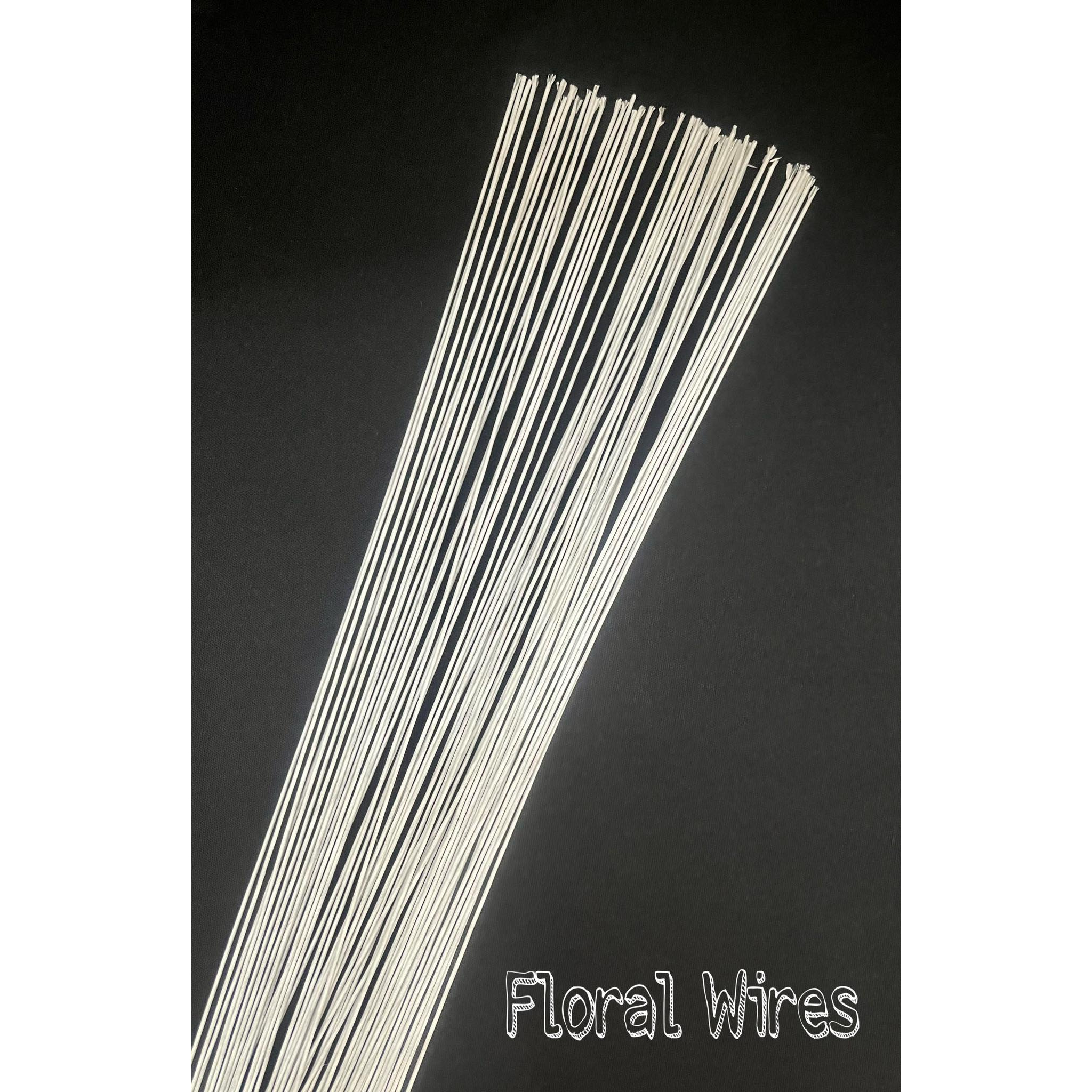 White Floral Wires (for cake toppers) | Shopee Philippines