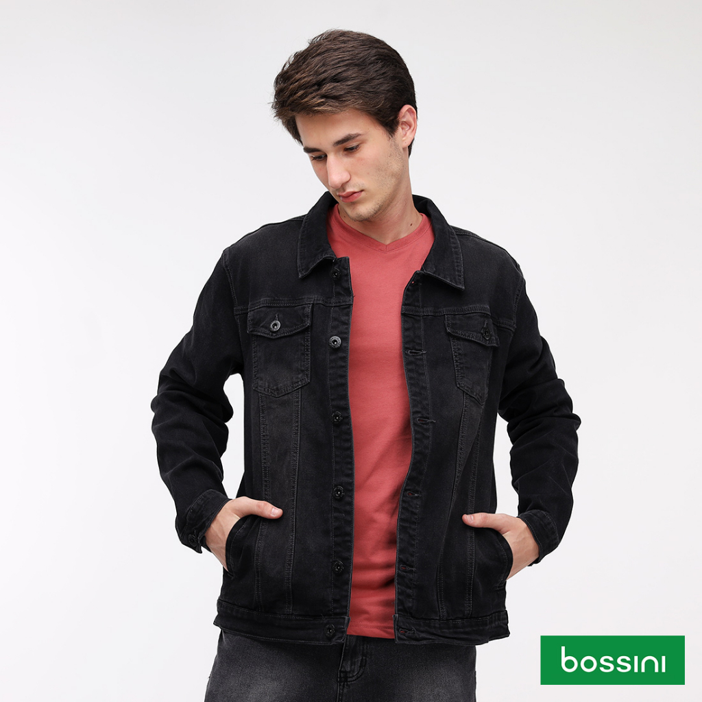 Bossini Denim Jacket W/O Hood BMT07-0111 | Shopee Philippines