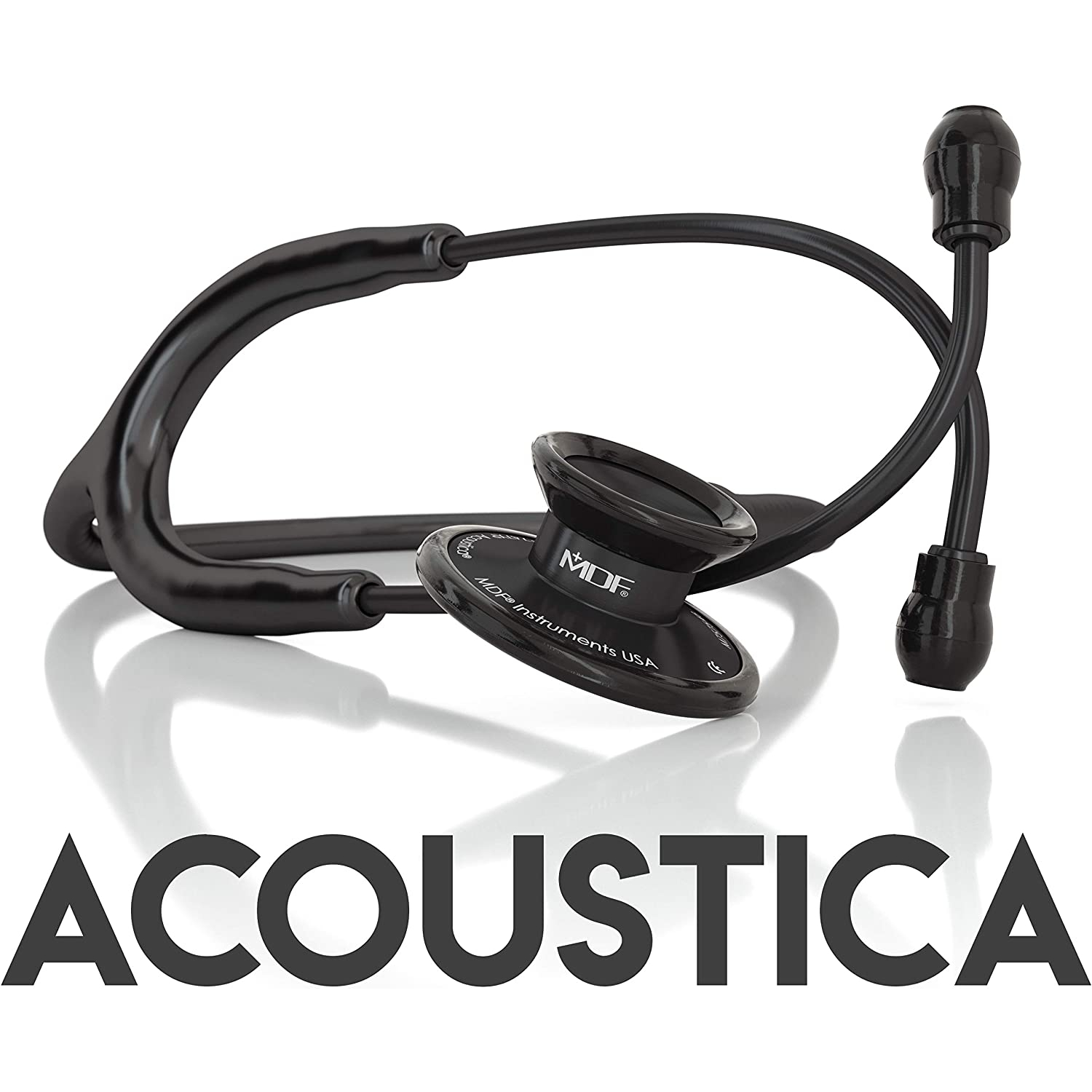 MDF Acoustica Lightweight Stethoscope MDF747XP-BO (All Black) | Shopee ...