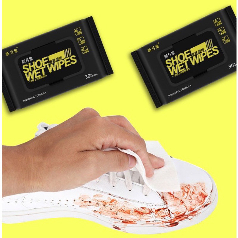 SHOE SHINE WIPES POWERFUL FORMULA | Shopee Philippines