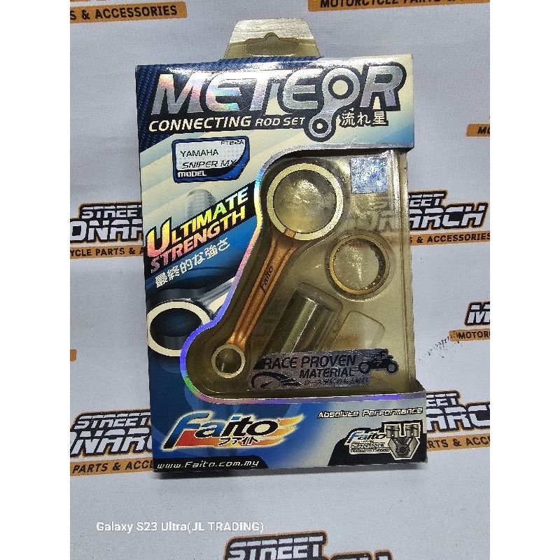 FAITO METEOR FORGED CONNECTING ROD SET FOR SNIPER MX 135 | Shopee ...
