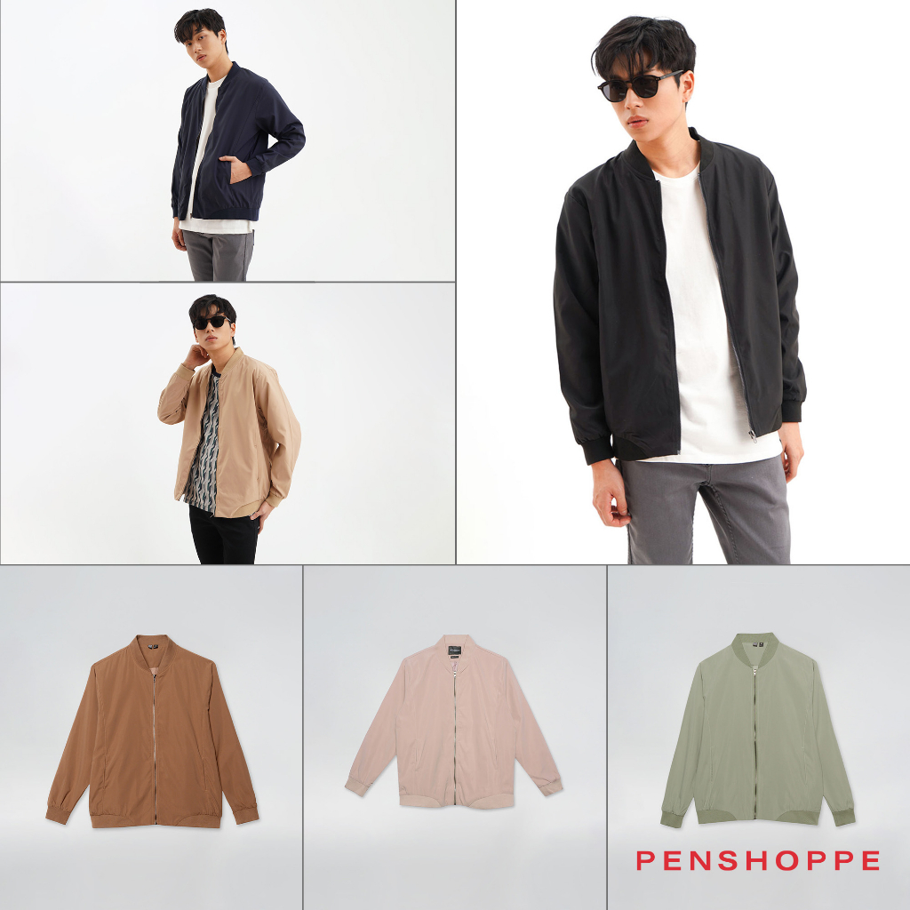 Penshoppe Bomber Jacket For Men | Shopee Philippines