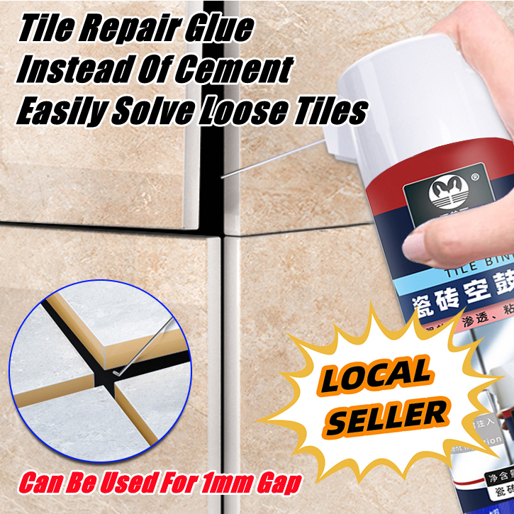 Floor Tile Adhesive 650ml Glue for Repair Crack Easy Bonded Heavy Duty
