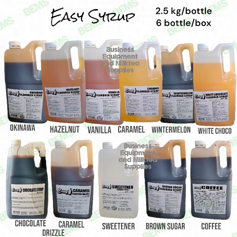 EASY FLAVORED CONCENTRATED FRUIT flavor Syrup for milktea coffee