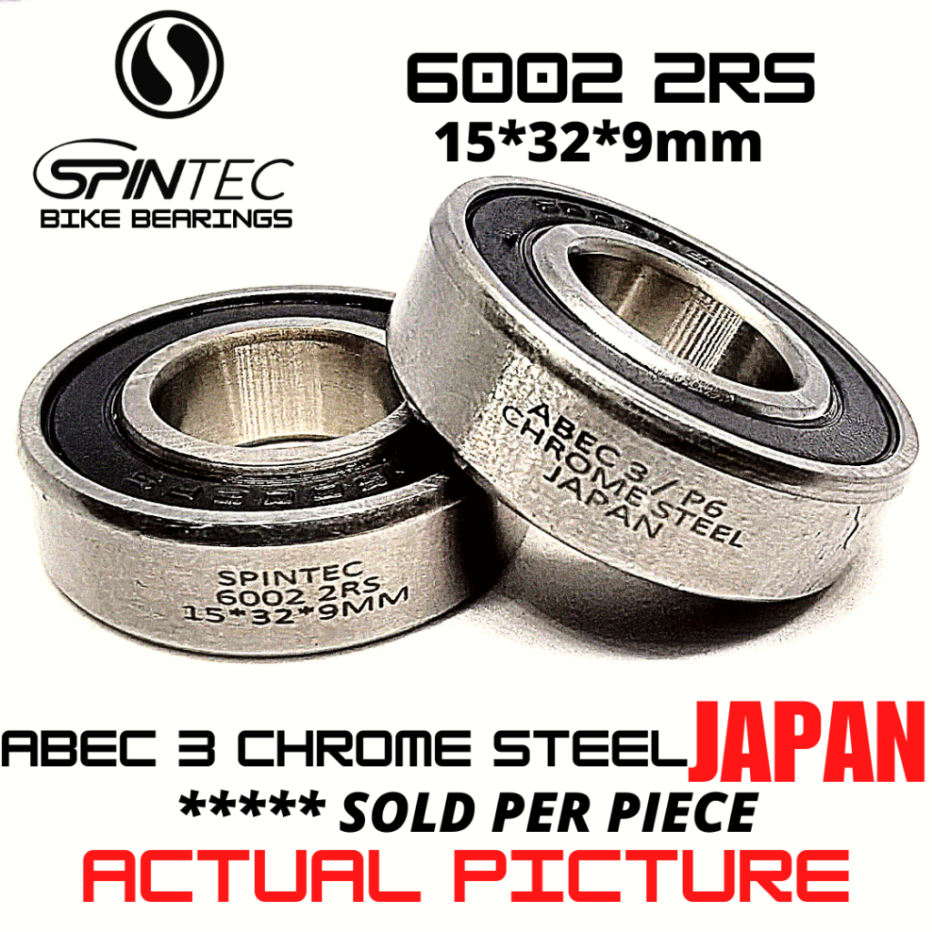 Lot De 10 Roulements à Billes Scellés Caoutchouc 6002-2RS - 15x32x9 Mm, Pour Essieux 15mm