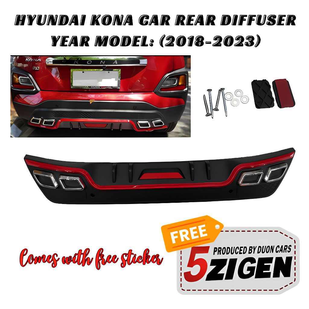 CPAO 2018 2019 2020 2021 2022 2023 HYUNDAI KONA Car Rear Bumper ...