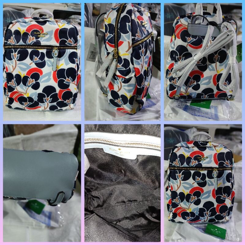 RTK NEWARRIVAL PLAIN/FLORAL LARGESIZE NYLON BACKPACK | Shopee Philippines