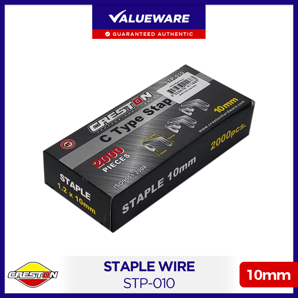 CRESTON C-Type Staple Wire 10mm Staples Wires | STP-010 • STP010 ...