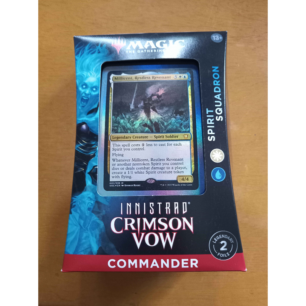 MTG Magic: the Gathering Sealed Innistrad: Crimson Vow Commander Decks -  Spirit Squadron | Shopee Philippines