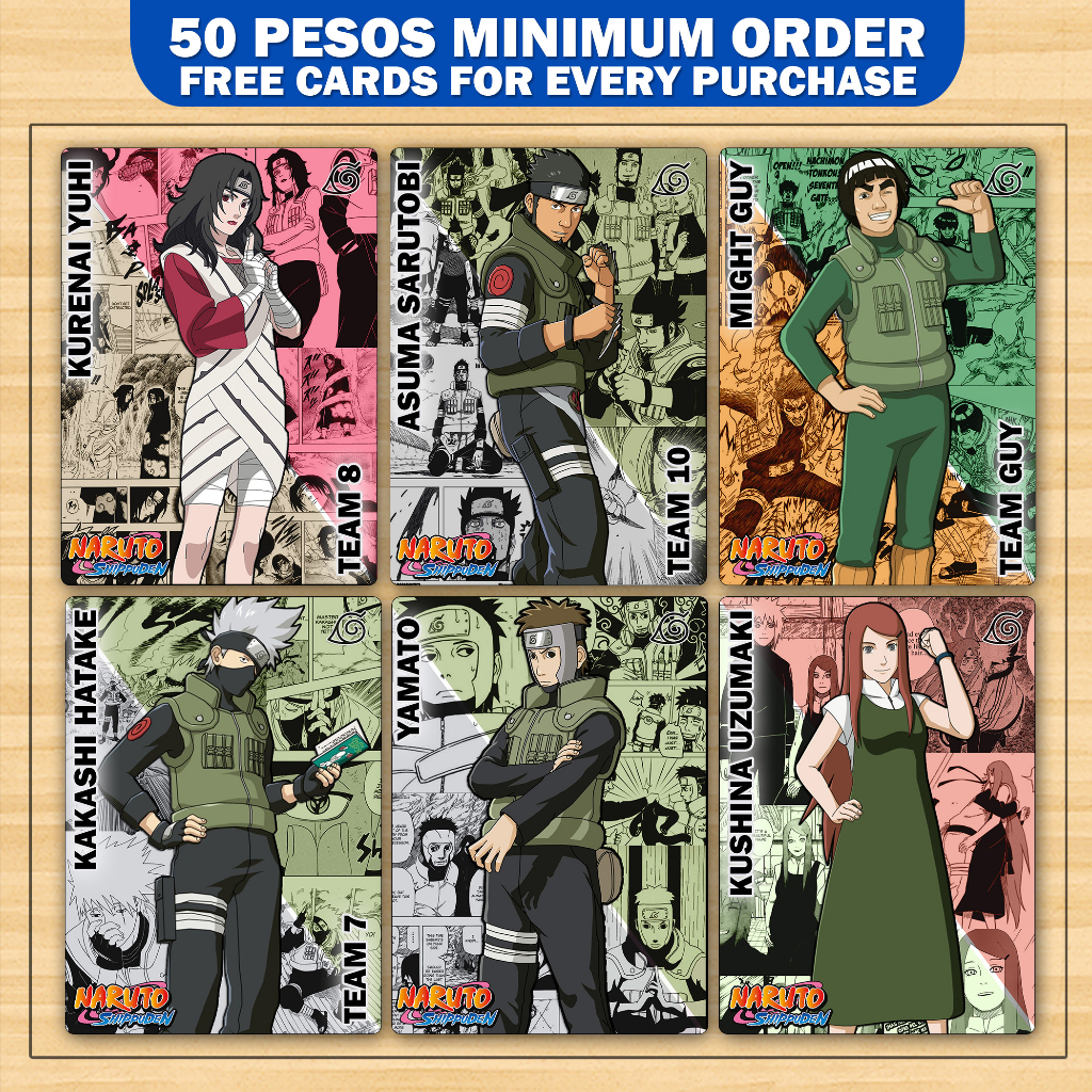 Naruto Shippuden Characters Part_2 Photocard - [SOLD PER PIECE ...