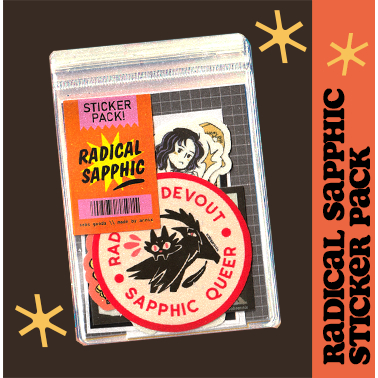 Radical Sapphic Queer Pride Sticker Pack | Solo Waterproof Laptop and ...