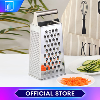 1pc Mini Four-sided Cheese Grater Stainless Steel Slicer Multi-functional  Vegetable Cutter Lemon Zester Kitchen Tool