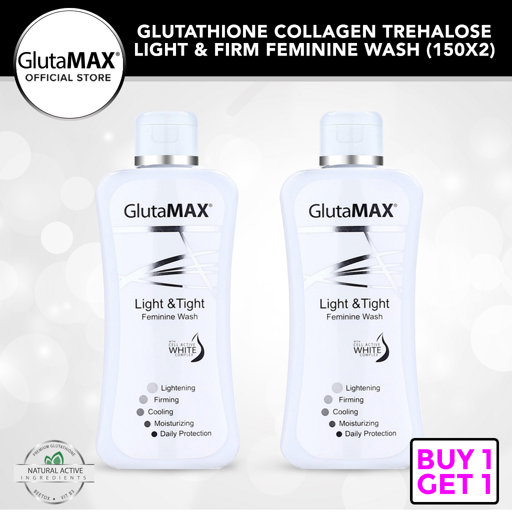 Buy 1 Get 1 GlutaMAX Light & Tightening Feminine Wash 150ml w