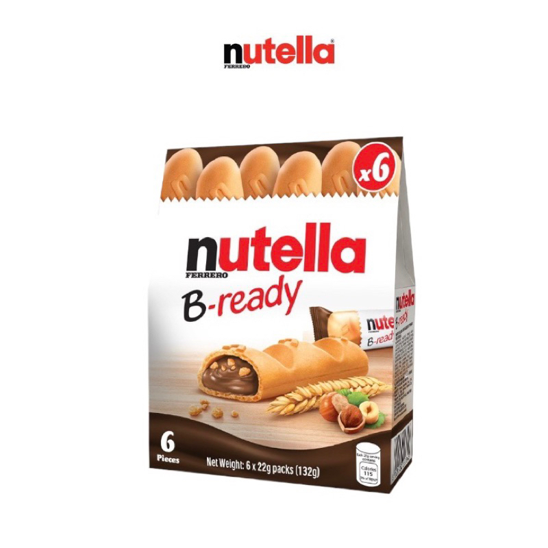 Nutella B-Ready Baked Wafer Filling (6s) | Shopee Philippines