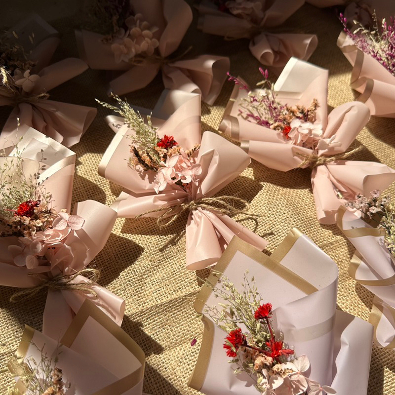 NIJI Bacolod Mini Dried Flower Bouquet for gift box, gifts or