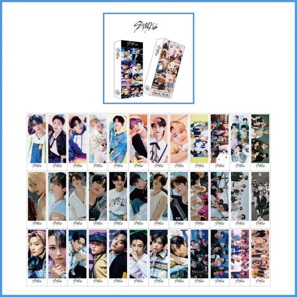 KPOP 36 PIECES Bookmarks NewJeans TWICE STRAYKIDS X1 ATEEZ | Shopee ...