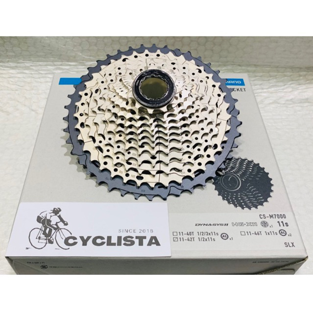 Cassette Shimano Deore SLX CS-M7000 – 11 Vitesses, 11-42 Dents. Neuve, Fabrication Japonaise.