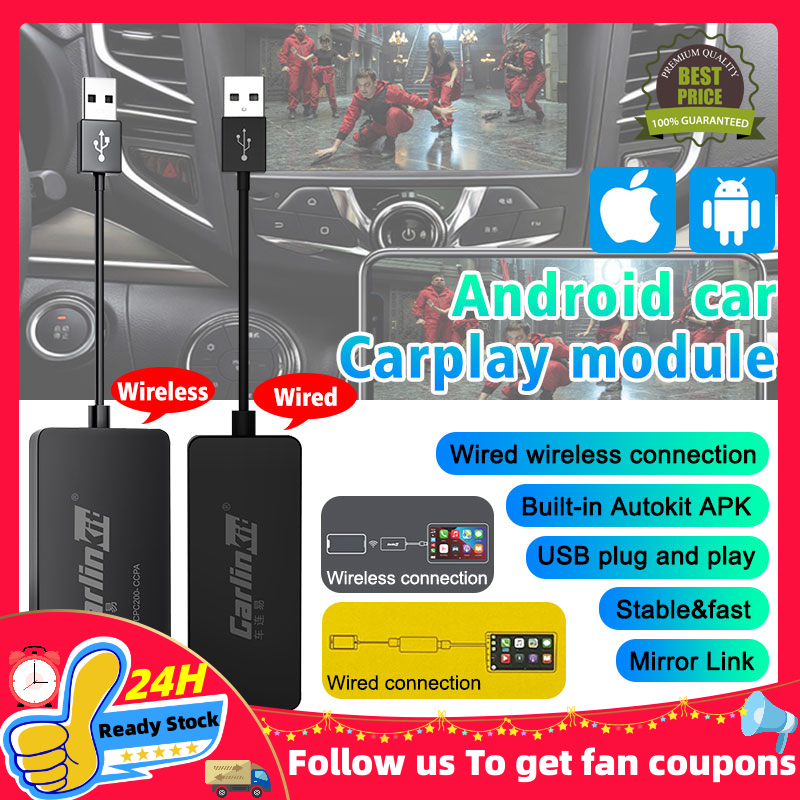 Carlinkit 4.0 Apple/Android CarPlay Wireless Dongle Activator For Audi  Proshe Benz Toyota IOS 14 Plug And Play Car MP4 MP5 Play