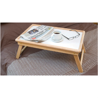 Sofa Tray Table Storage Bamboo Tray Sofa with Leg Tray Foldable Bed TV  Snack Remote Control/Coffee/Snack Armrest Clip-On Tray