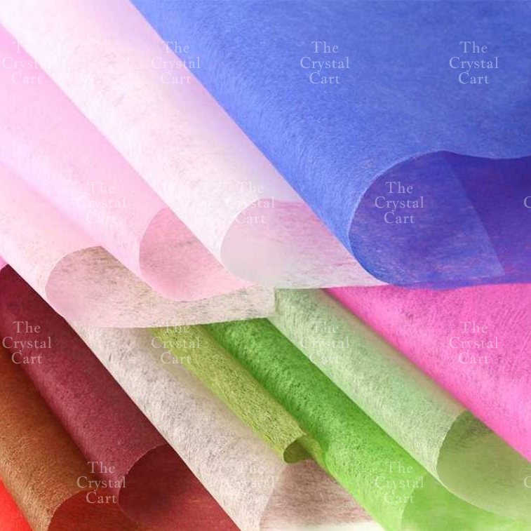 30pcs Set Colorful Tissue Bouquet Wrapper Handmade DIY Flower Paper ...