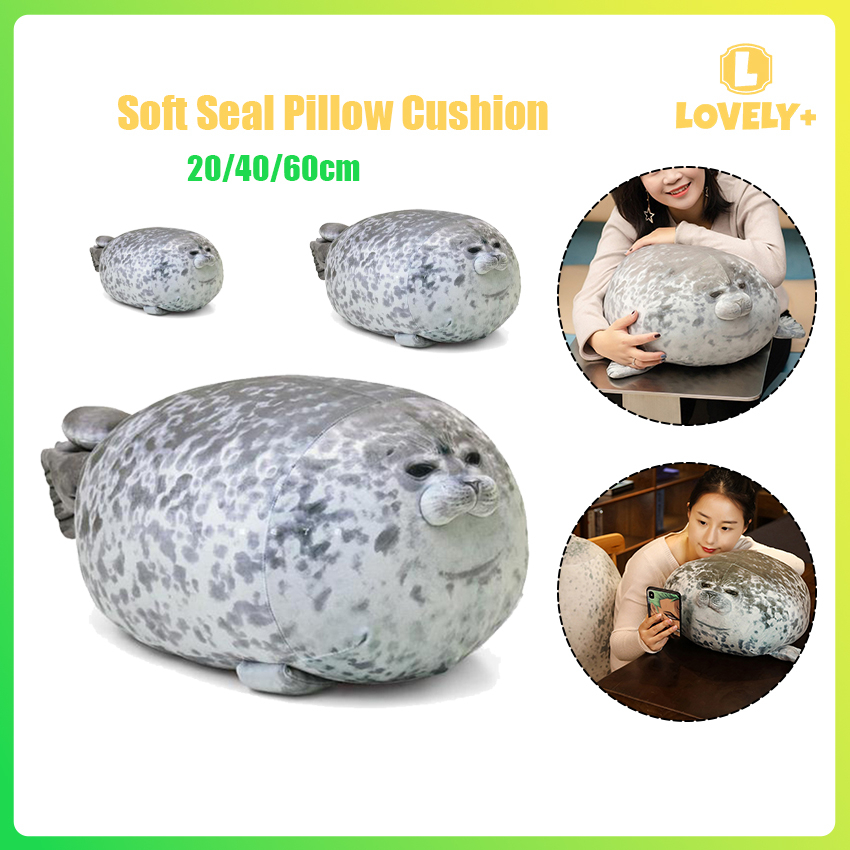 Chubby Seal Plush Sea Lion Doll Pillow Cute Creative Ocean Pillow ...