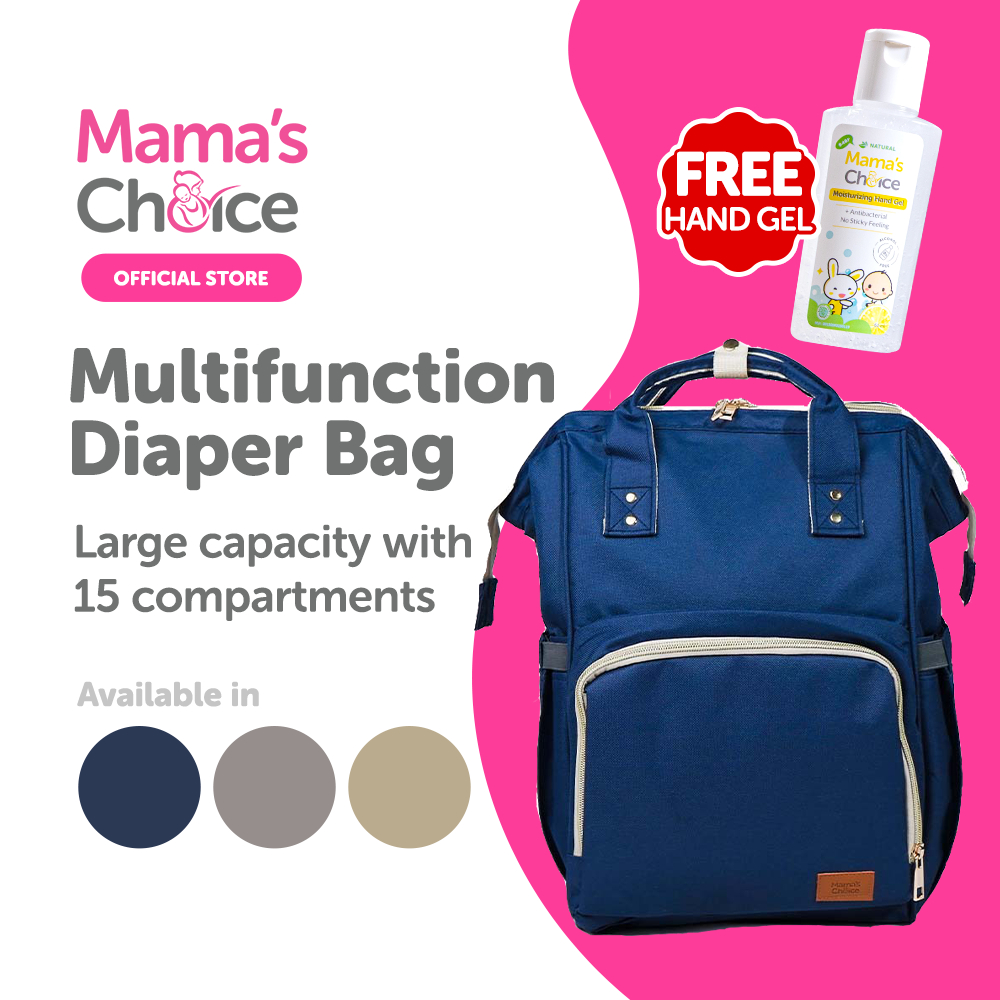 Mama’s Choice Multifunction Diaper Bag Large Capacity Nappy Baby