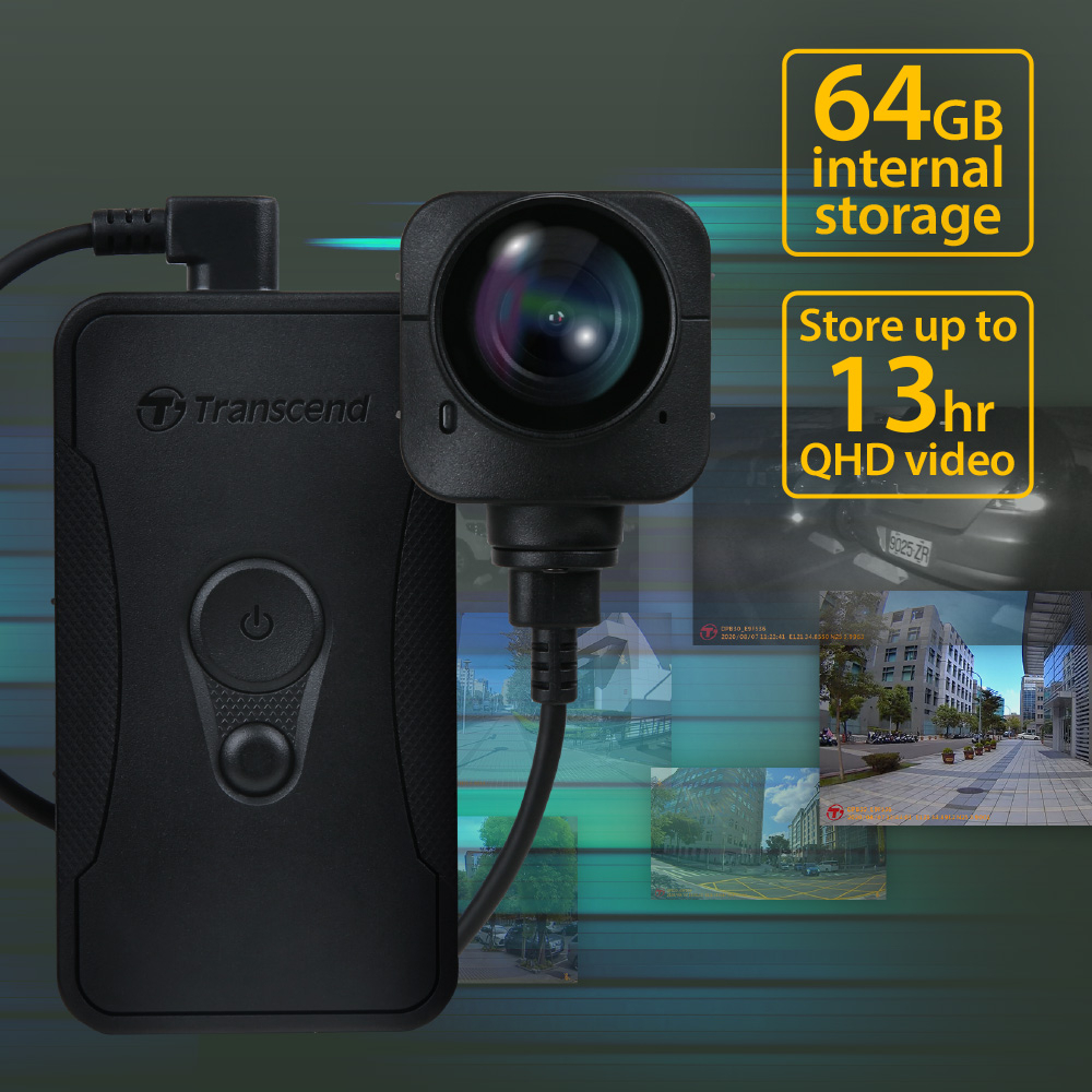 Transcend DrivePro Body70 64GB | Police | Security Guards | Fire ...