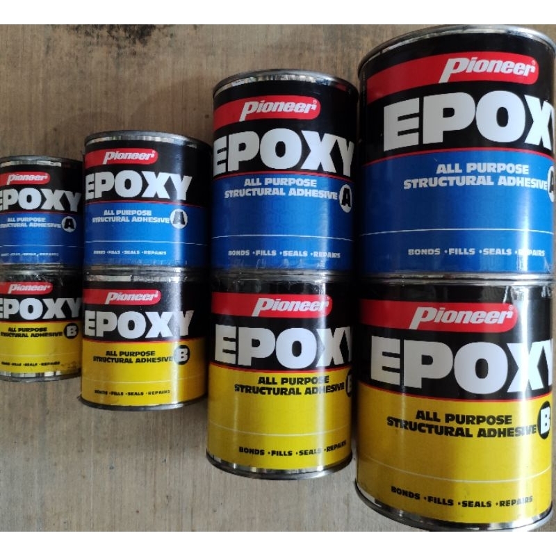 Pioneer EPOXY A & B All Purpose Structural Adhesive 1 Liter Shopee