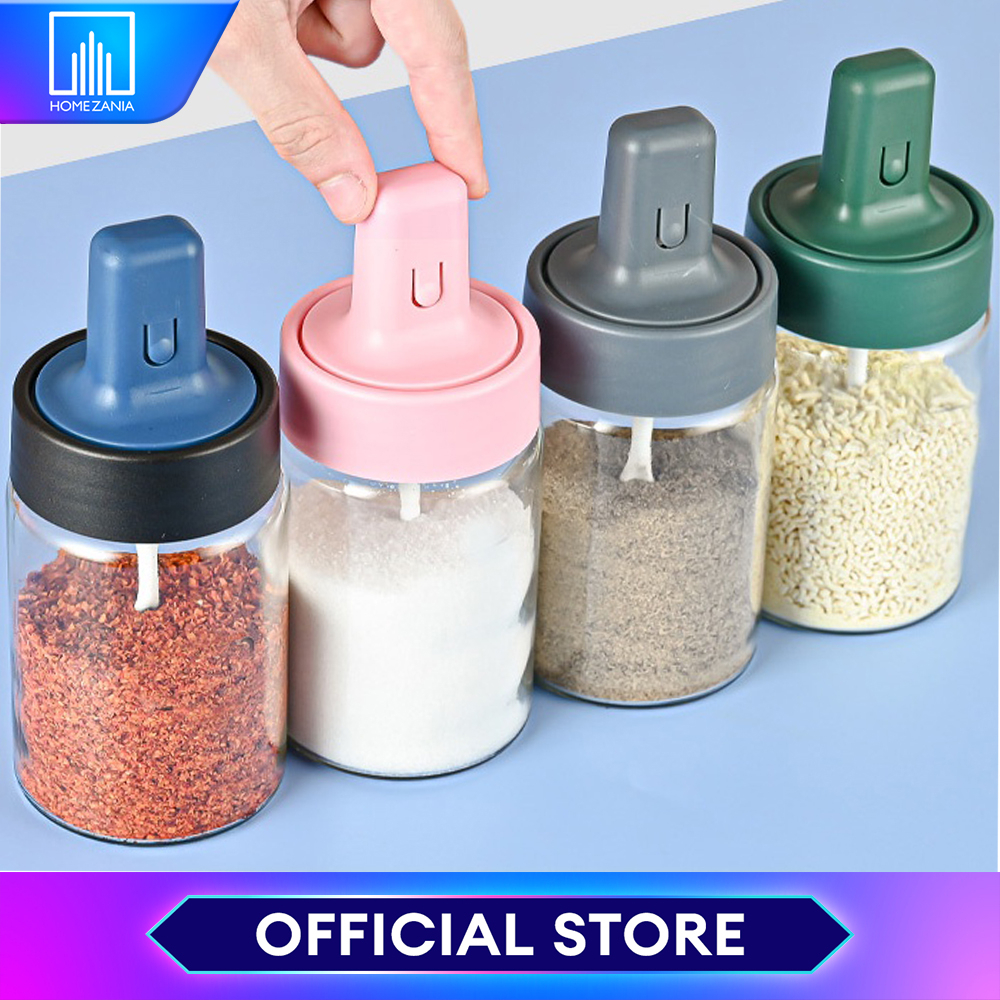Home Zania 1pc Kitchen Condiments Dispenser Bottle Seasoning Spoon