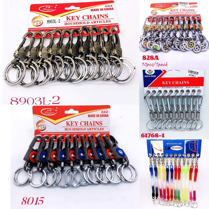1Pc Metal Key Chain Car Motorcycle Key Ring Simple key holderl | Shopee ...