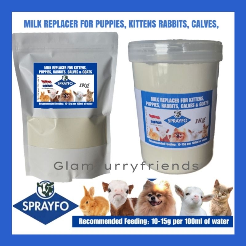 Goat's Goats Milk Replacer Powder sprayfo for Dogs Cats Rabbits Pets