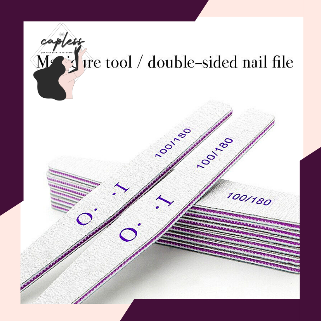 Nail Buffer Nail File 100/180 Sanding Block Buffing Professional ...