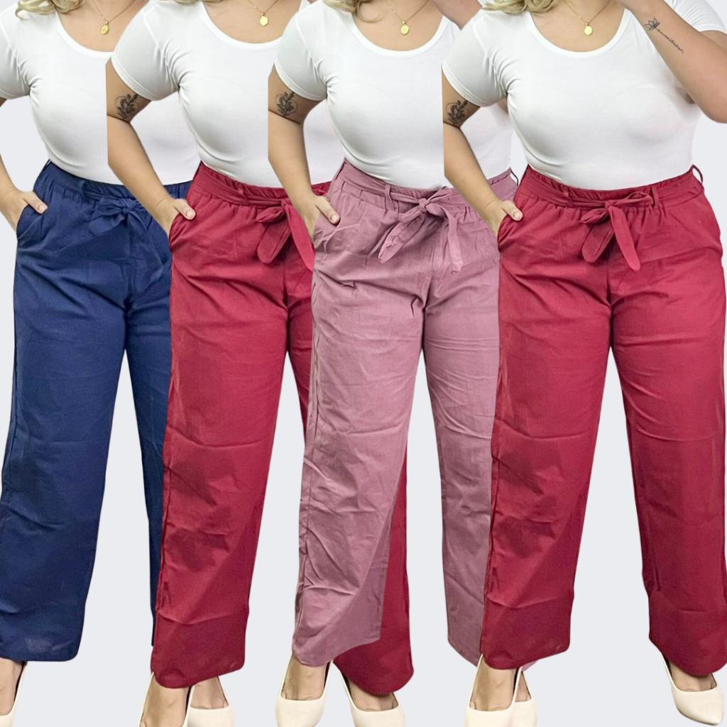 raileystore PLUS SIZE OVERSIZED WIDE LEG CANDY PANTS Waist 30