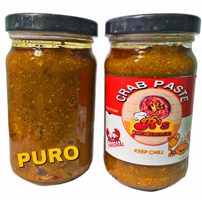 Pure Crab Paste Aligue Instant Food Original or Spicy Shopee